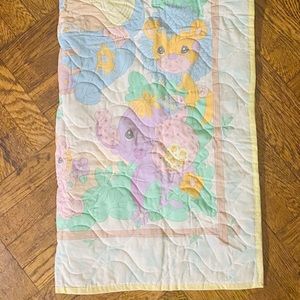 Pastel quilt baby blanket